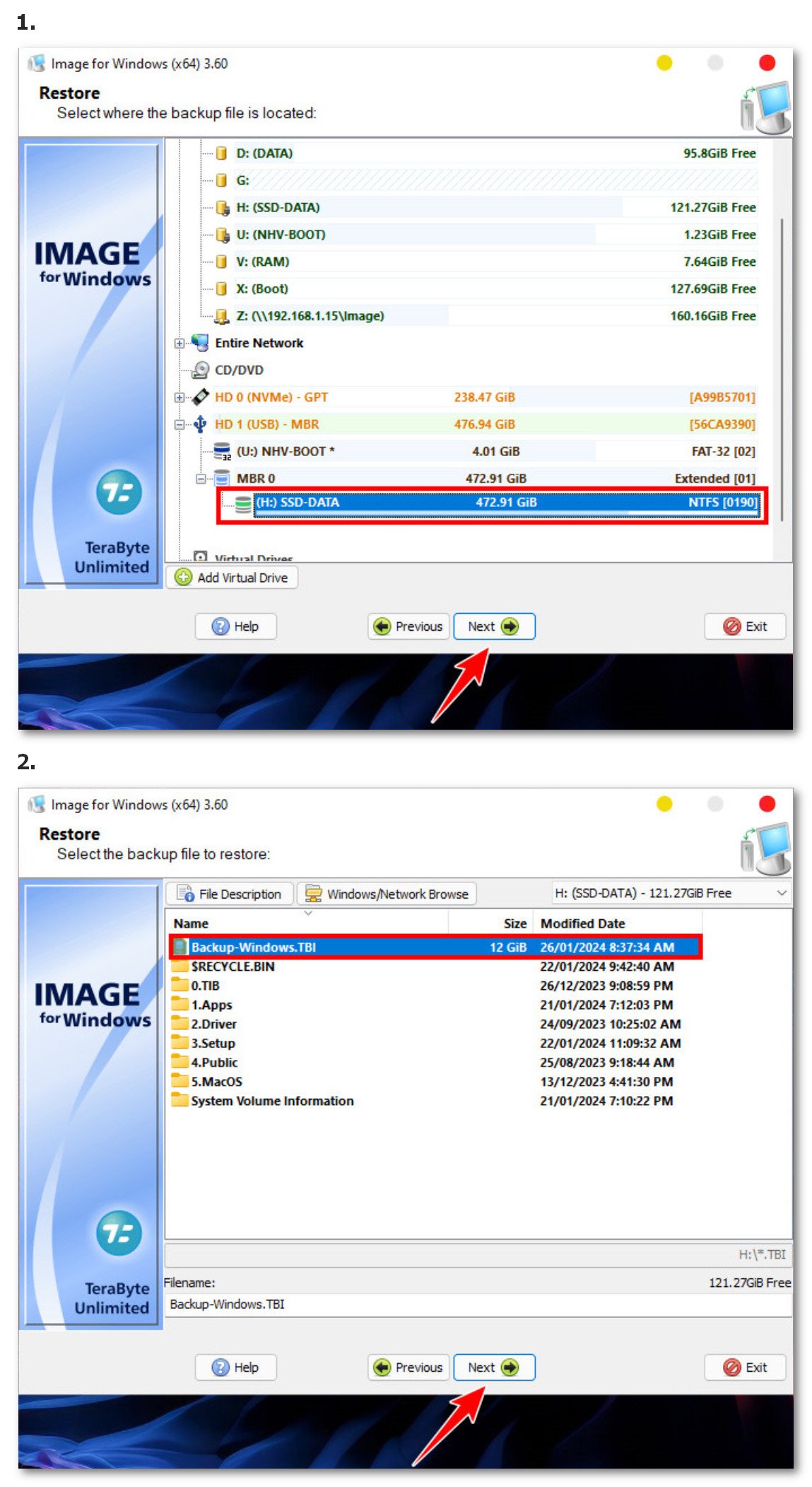 cach restore file tbi voi terabyte image 4