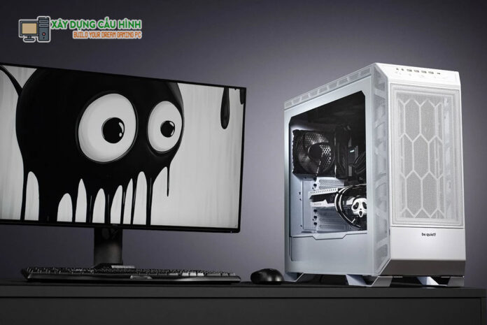 pc showcase - black & white pc build