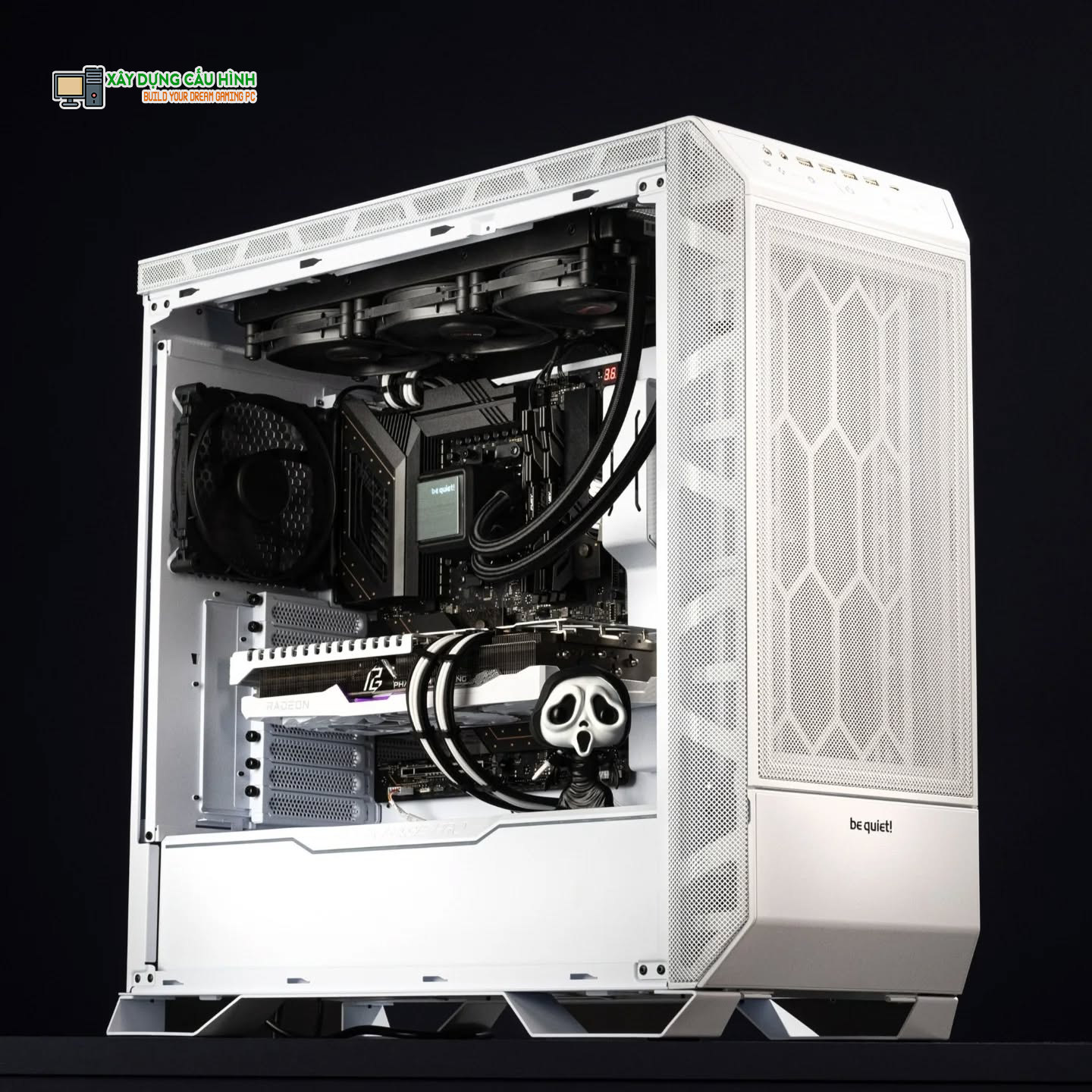 pc showcase - black & white pc build 2